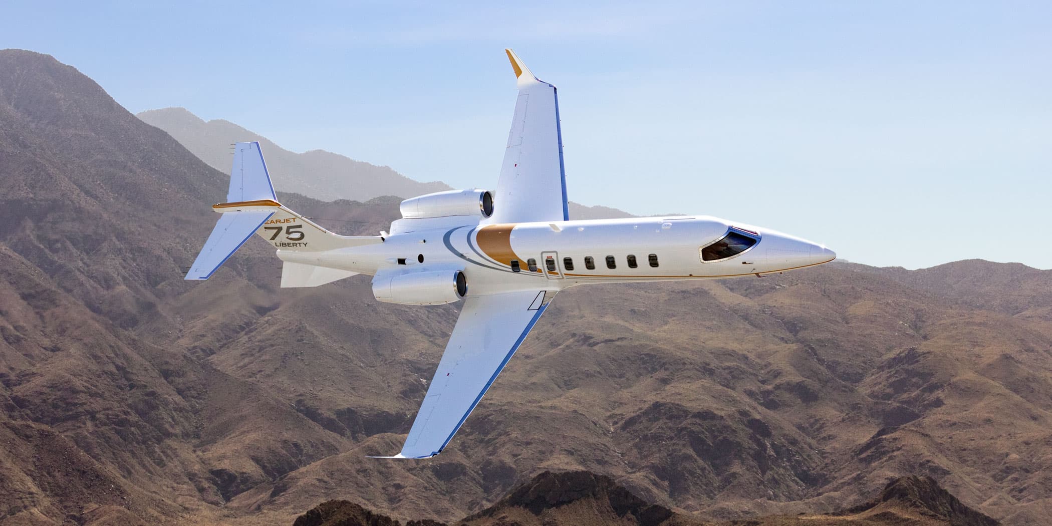 Bombardier Learjet 75 private jet charter