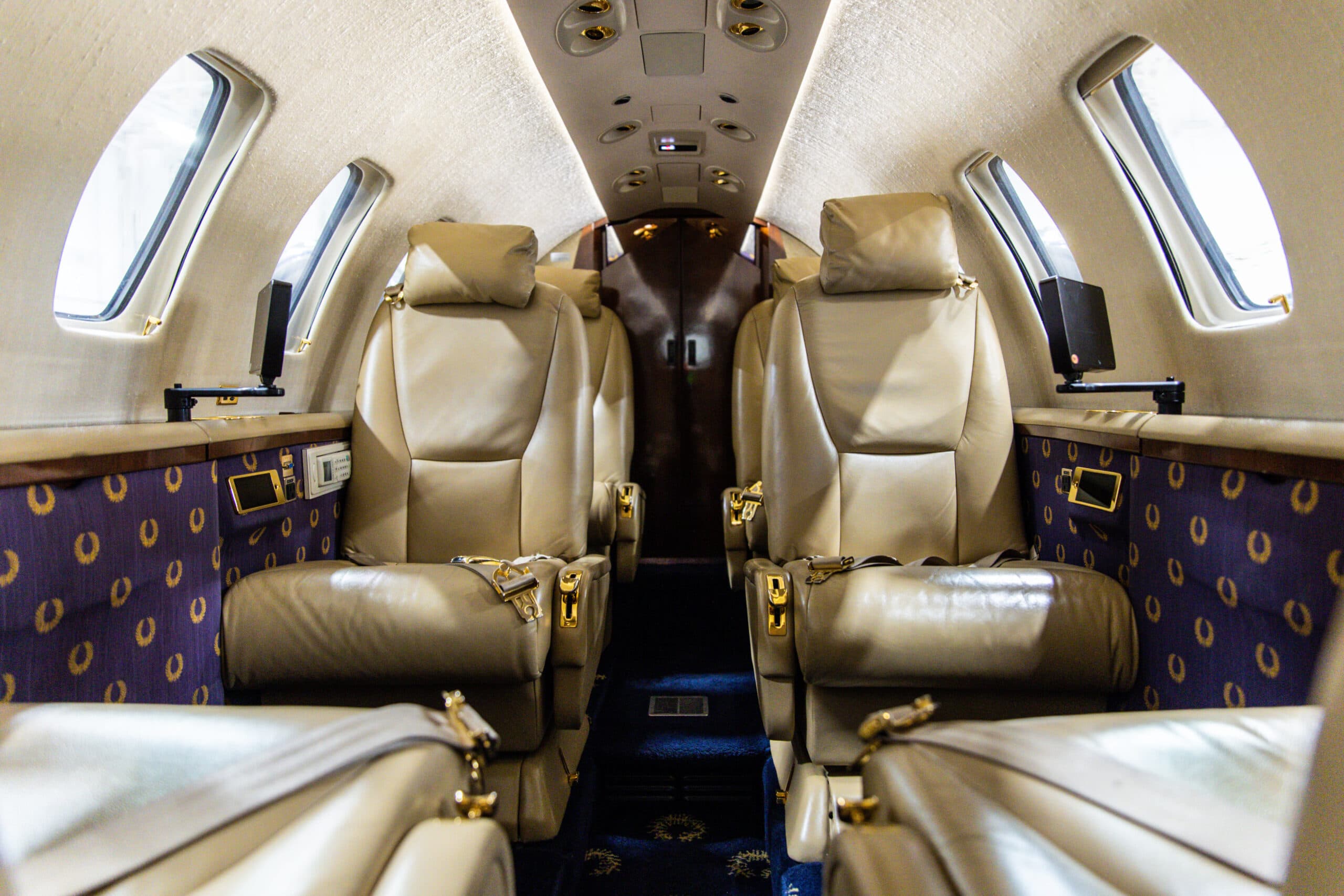 Cabin interior of a Cessna Citation Encore+