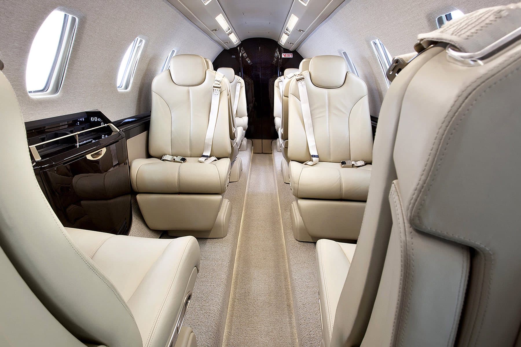 Cabin interior of a Citation Sovereign+