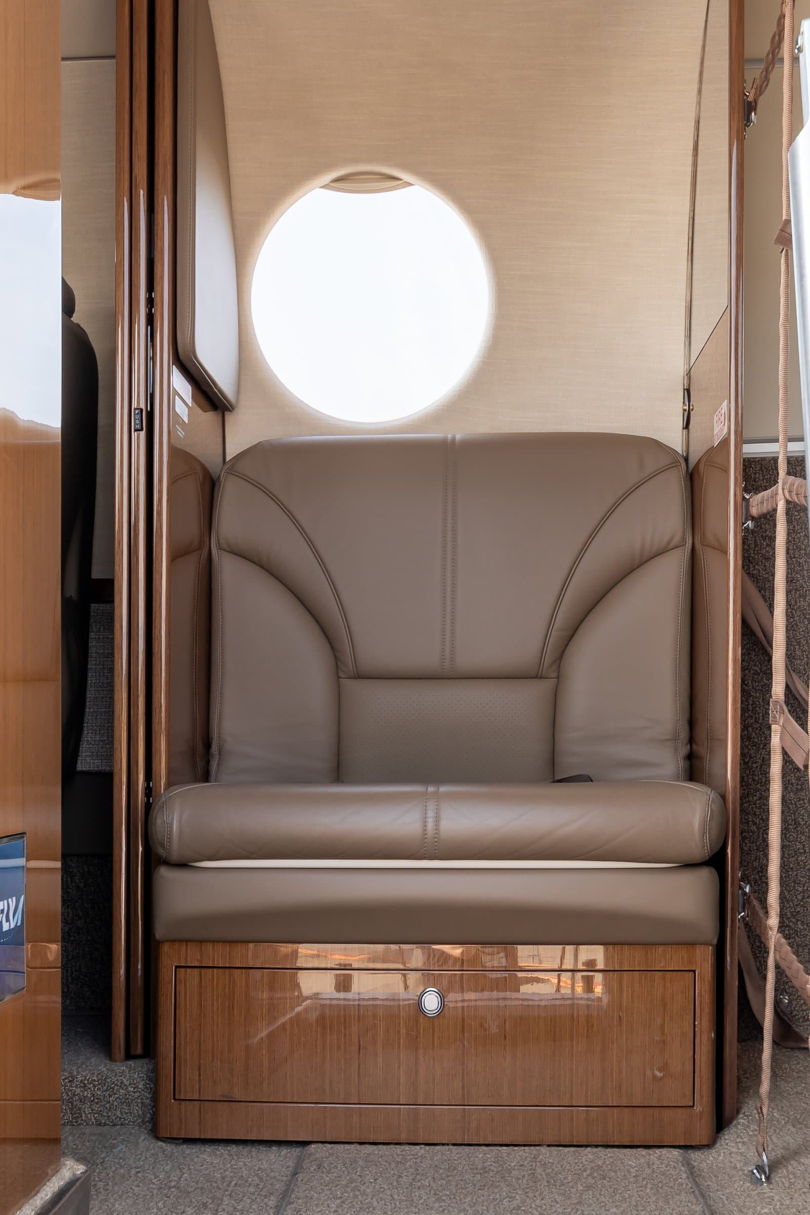 Cabin interior of a Beechcraft King Air 260