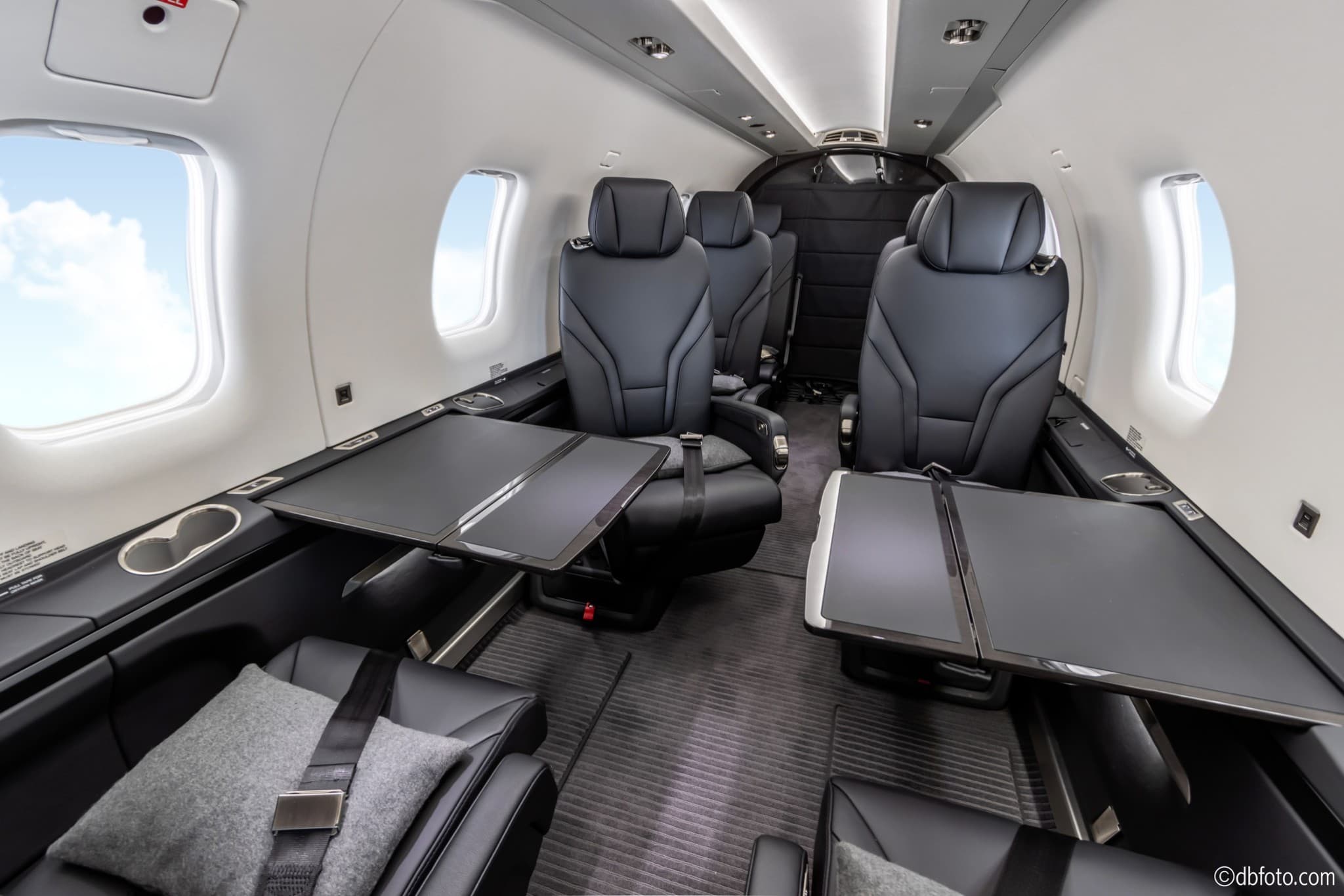 Cabin interior of a Pilatus PC-12 NGX