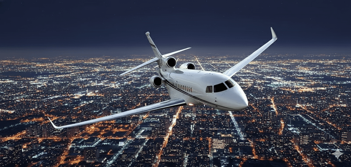 Falcon 7X private jet charter