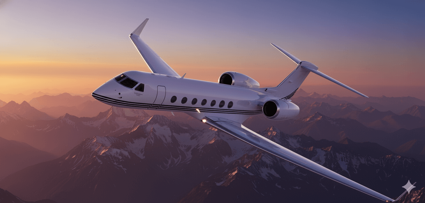 Gulfstream G550 private jet charter